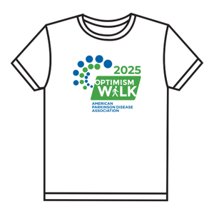 You have earned an APDA Optimism Walk Shirt - Congratulations!